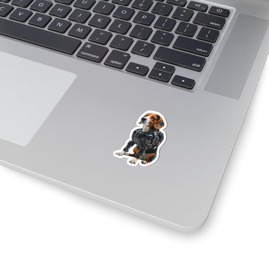 Robot Beagle Kiss-Cut Sticker | Fun, Geeky Decor for Animal Lovers