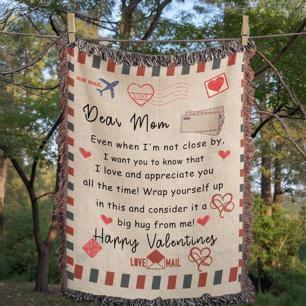 To My Mom: A Heartfelt Blanket for When I'm Not Close By - From Your Son