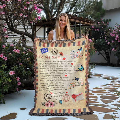 To My Mom: A Heartfelt Blanket with Love from Your Son