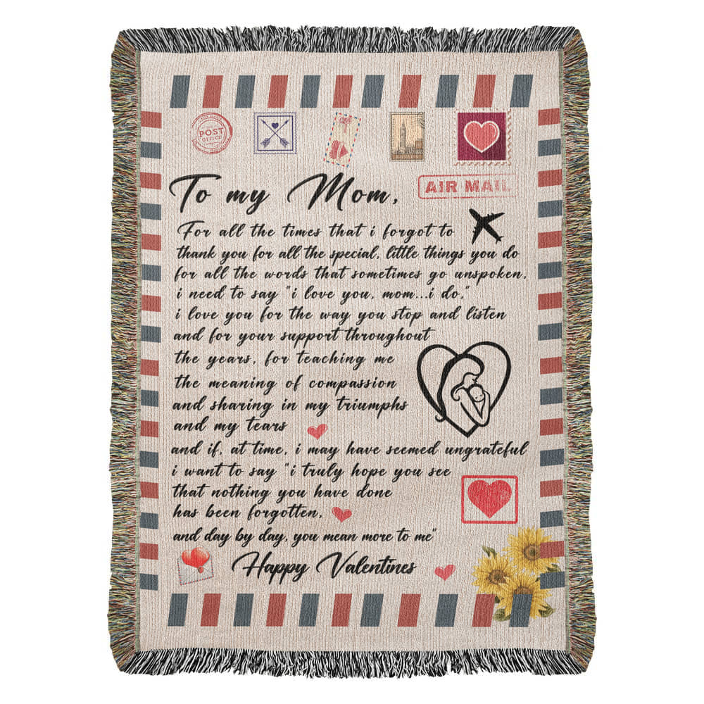 To My Mom: A Heartfelt Valentine’s Blanket for All the Times I Forgot to Thank You