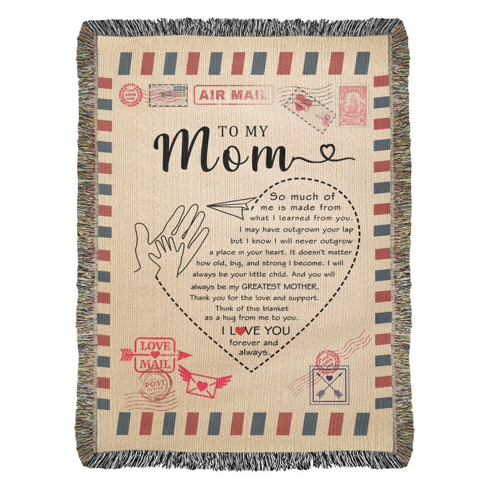 To My Mom: A Heartfelt Blanket with Love Forever and Always