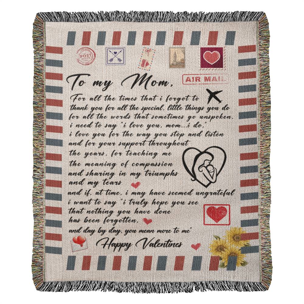 To My Mom: A Heartfelt Valentine’s Blanket for All the Times I Forgot to Thank You