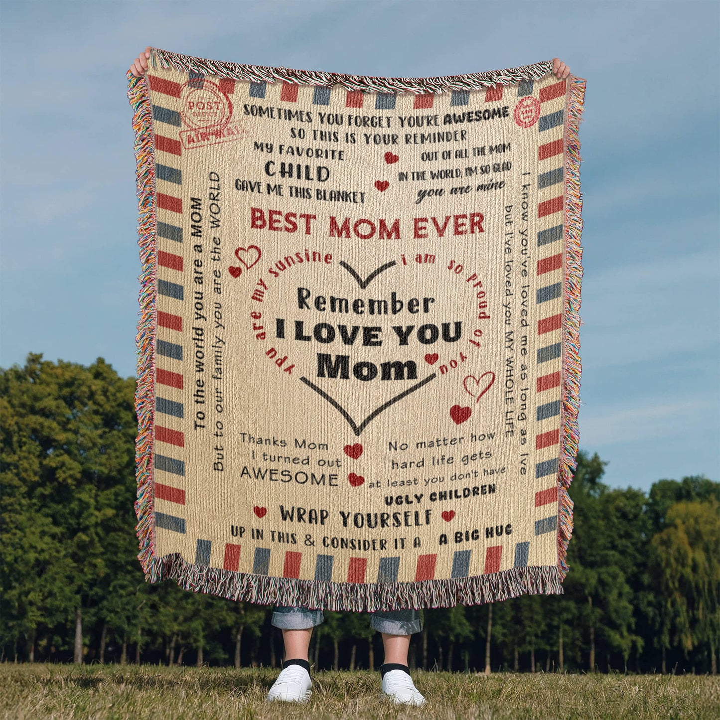 Best Mom Ever: A Humorous and Heartfelt Blanket to Remind You of Your Awesomeness