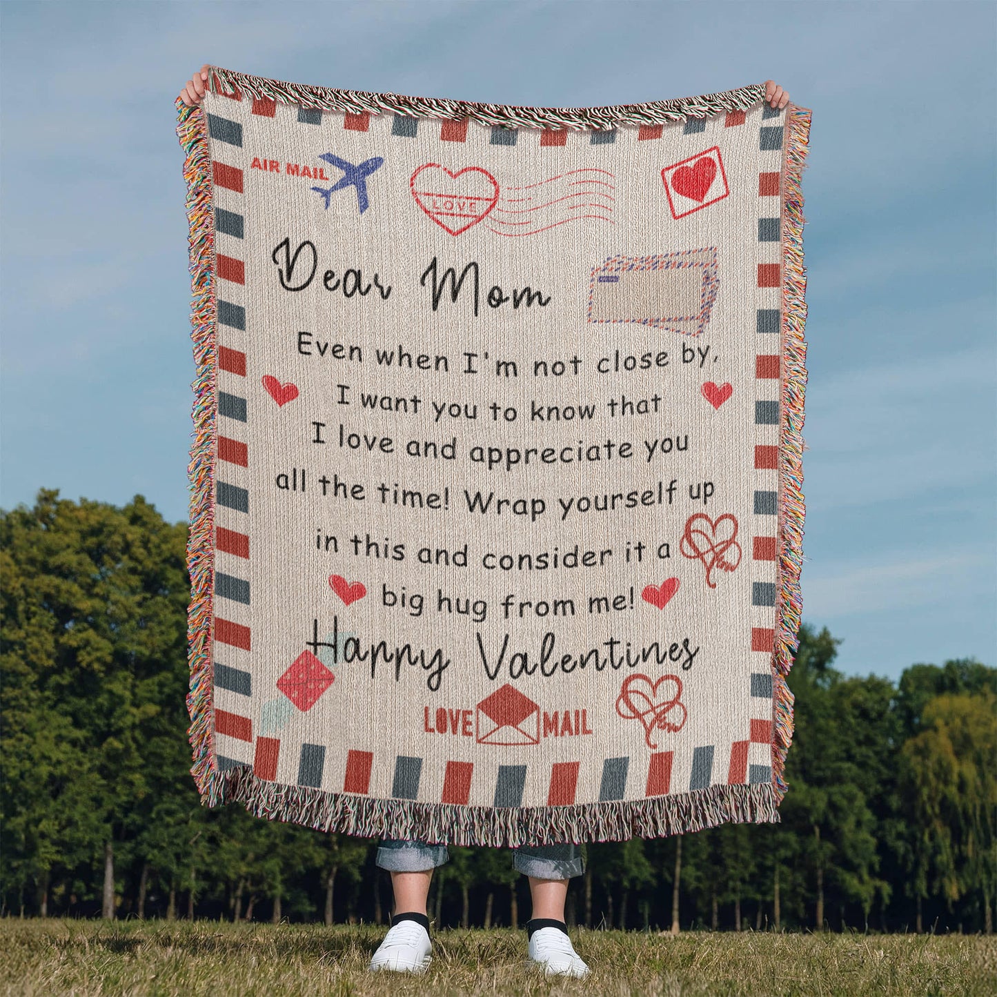 To My Mom: A Heartfelt Blanket for When I'm Not Close By - From Your Son