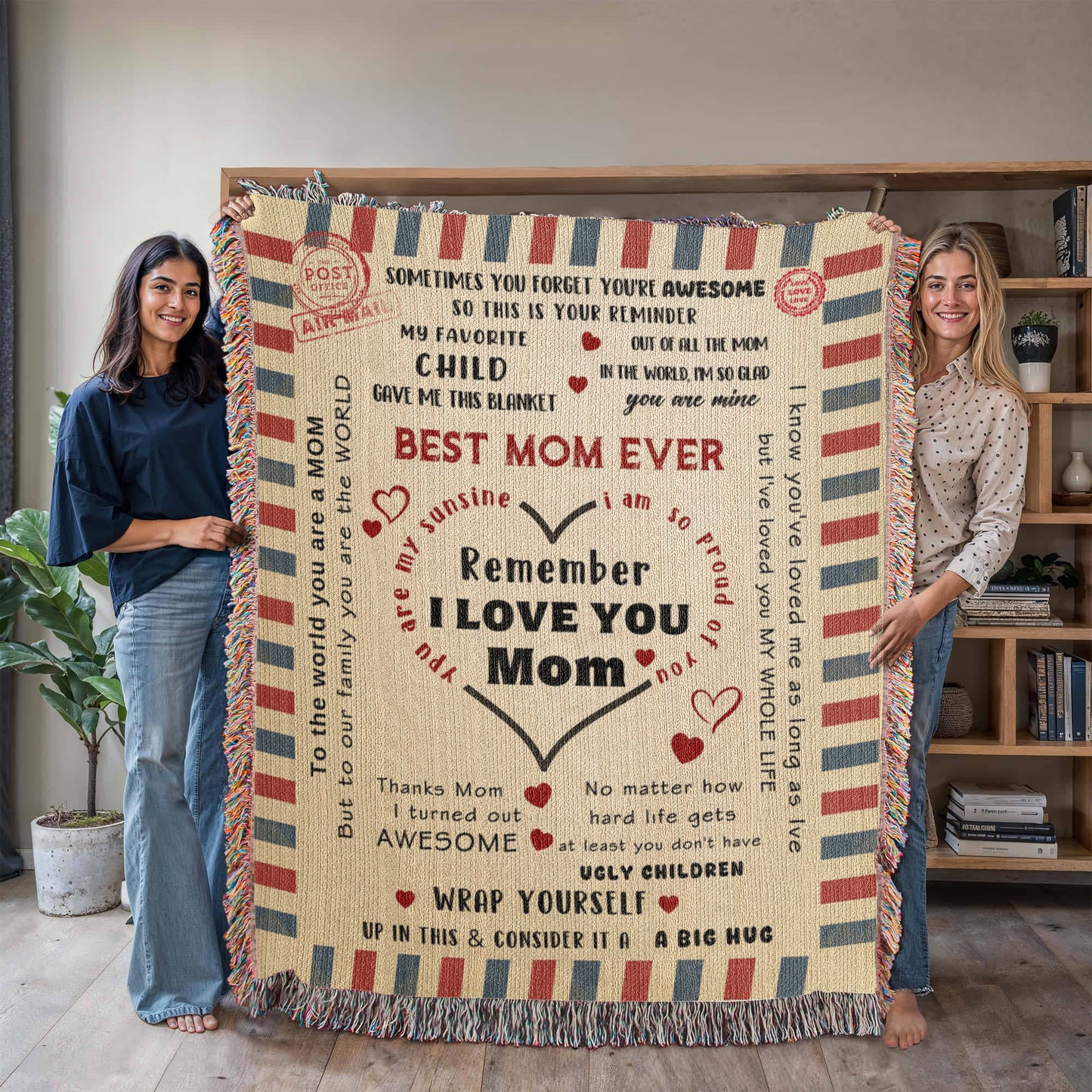 Best Mom Ever: A Humorous and Heartfelt Blanket to Remind You of Your Awesomeness