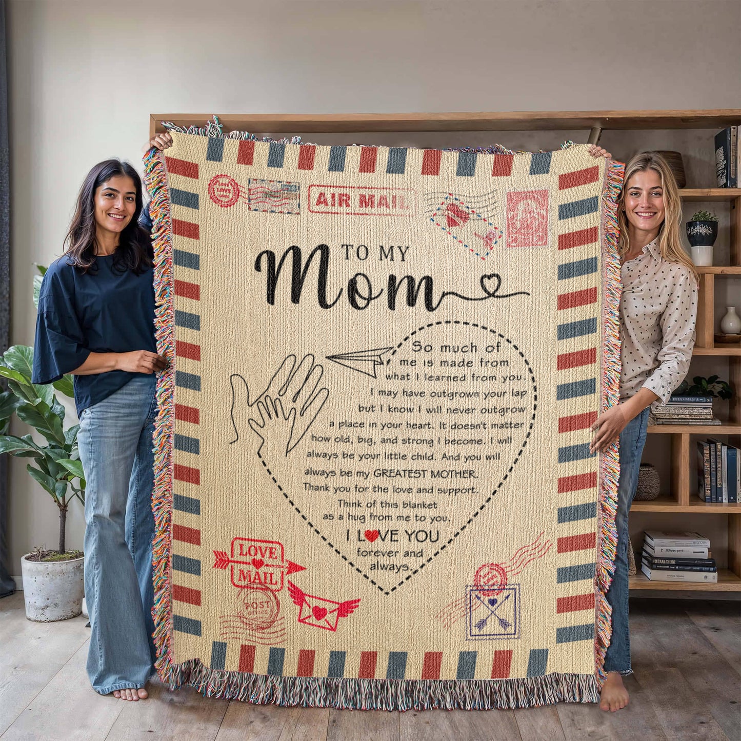 To My Mom: A Heartfelt Blanket with Love Forever and Always