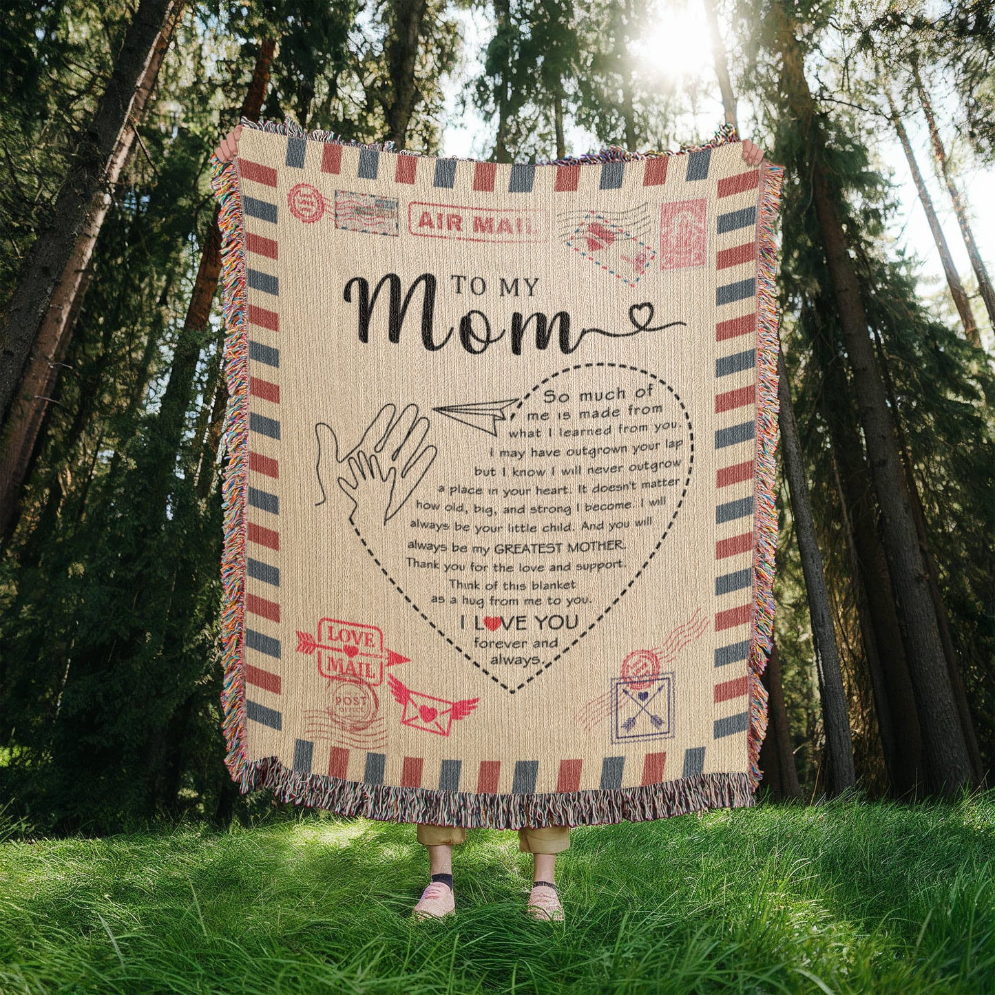 To My Mom: A Heartfelt Blanket with Love Forever and Always