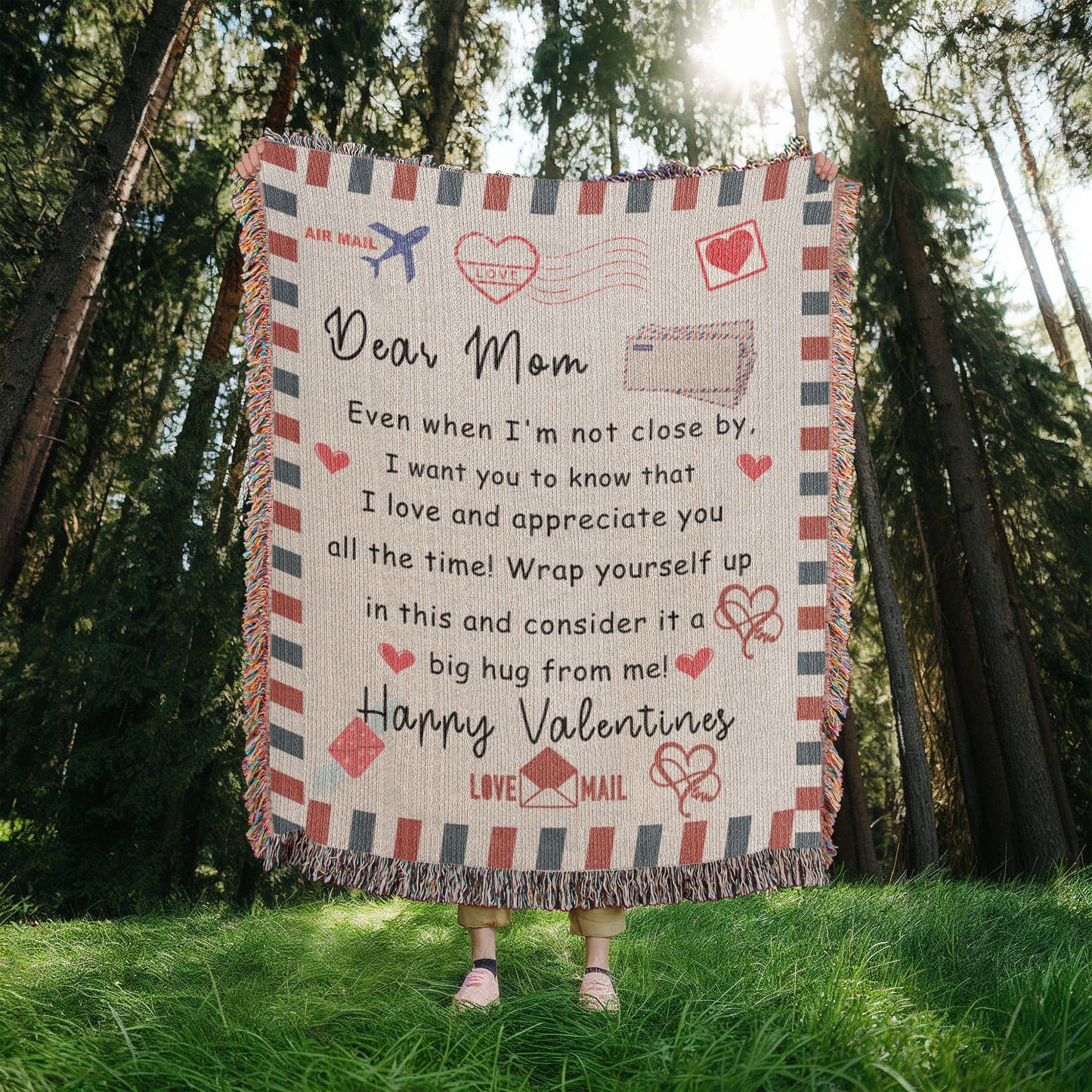 To My Mom: A Heartfelt Blanket for When I'm Not Close By - From Your Son