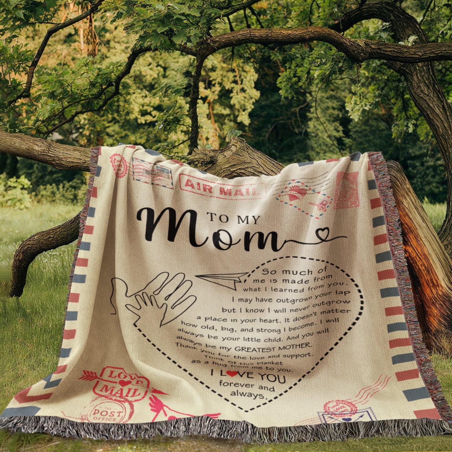 To My Mom: A Heartfelt Blanket with Love Forever and Always