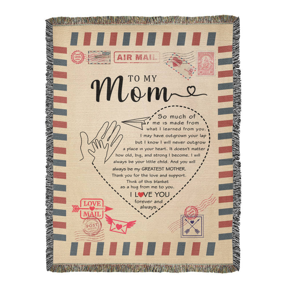 To My Mom: A Heartfelt Blanket with Love Forever and Always